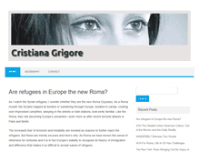 Tablet Screenshot of cristianagrigore.com